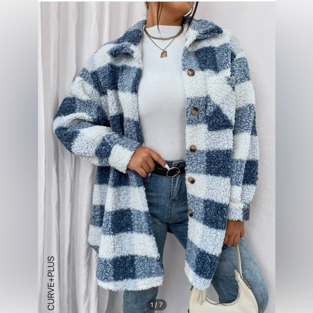 Buffalo Plaid Pattern Flannel Coat